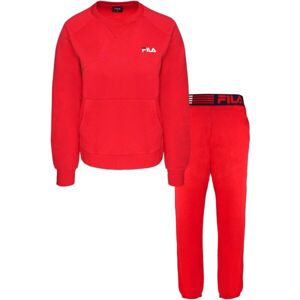 Fila IN COTTON BRUSHED FLEECE Dámske pyžamo, červená, veľkosť L