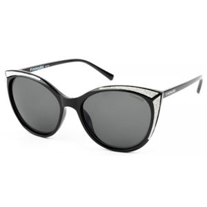 Finmark F2119 Slnečné okuliare, čierna,strieborná, veľkosť