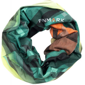 Finmark FS-126 Multifunkčná šatka, zelená,mix, veľkosť