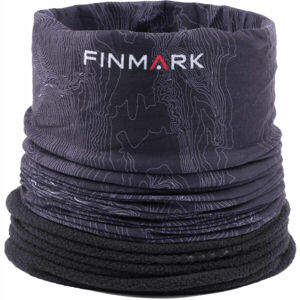 Finmark FSW-103 Multifunkčná šatka, čierna, veľkosť UNI