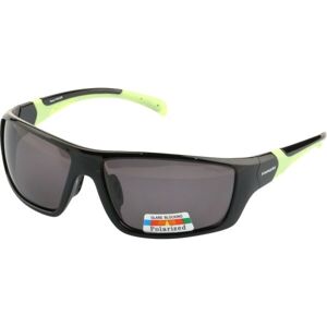 Finmark FNKX2209 Športové slnečné okuliare, čierna,svetlo zelená, veľkosť