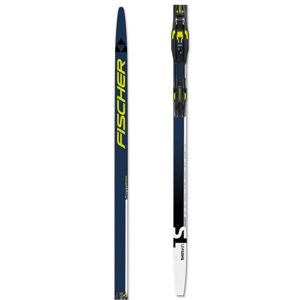 Fischer TWIN SKIN PERFORMANCE STIFF SET + BDG CONTROL STEP Bežecké  lyže s podporou stúpania, tmavo modrá, veľkosť 182
