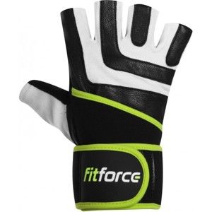 Fitforce DIRECT fitness rukavice, čierna, veľkosť L