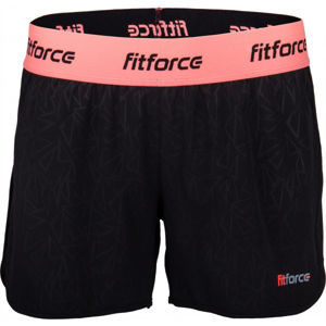 Fitforce RONY čierna XS - Dámske  fitness šortky