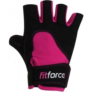 Fitforce K8 čierna M - Dámske fitness rukavice