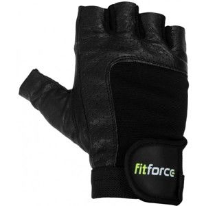Fitforce PFR01 Fitness rukavice, čierna, veľkosť L