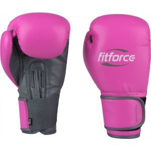 Fitforce SENTRY Boxerské rukavice, ružová, veľkosť 10