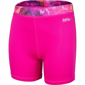 Fitforce TARU Dievčenské fitness šortky, ružová, veľkosť 128-134