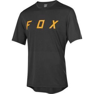 Fox RANGER SS FOX JERSEY čierna S - Pánsky cyklistický dres