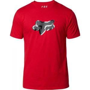 Fox STAY GLASSY SS PREMIUM TEE červená M - Pánske tričko