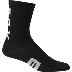 Fox 6" FLEXAIR MERINO Ponožky z merino vlny, čierna, veľkosť S/M