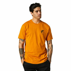 Fox BIG F SS PREMIUM Pánske tričko, oranžová, veľkosť XXL