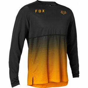 Fox FLEXAIR Pánsky cyklistický dres, čierna, veľkosť L