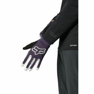 Fox FLEXAIR Pánske cyklistické rukavice, fialová, veľkosť XL