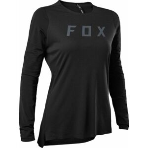 Fox FLEXAIR PRO LS JERSEY W Dámsky cyklistický dres, čierna, veľkosť S