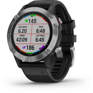 Garmin FENIX6 GLASS Multišportové hodinky, čierna, veľkosť