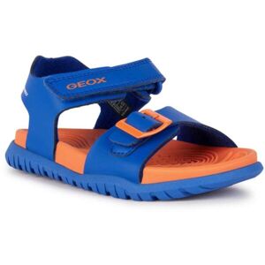 Geox J SANDAL FUSBETTO B. A Juniorské chlapčenské sandále, modrá, veľkosť 34