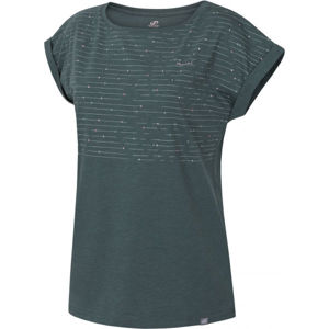 Hannah ALMMA Dámske tričko, tmavo zelená, veľkosť 38