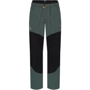 Hannah GUINES JR Detské outdoorové nohavice, tmavo zelená, veľkosť 152