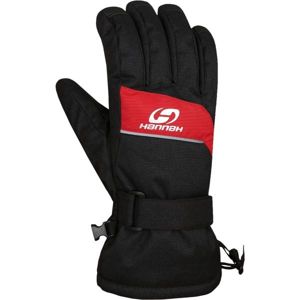 Hannah RAFFY Pánske lyžiarske rukavice, čierna, veľkosť XXL