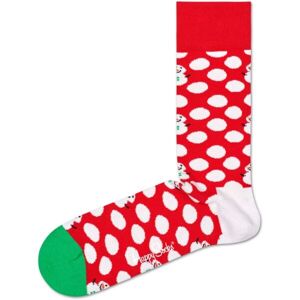 HAPPY SOCKS BIG DOT SNOWMAN Klasické ponožky, červená, veľkosť 41-46