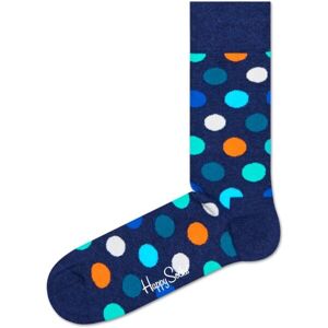 HAPPY SOCKS BIG DOT Klasické ponožky, tmavo modrá, veľkosť