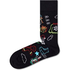 HAPPY SOCKS HO HO HO Klasické ponožky, čierna, veľkosť 41-46