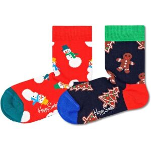 HAPPY SOCKS HOLIDAY GIFT SET 2P Detské  ponožky, mix, veľkosť 33-35