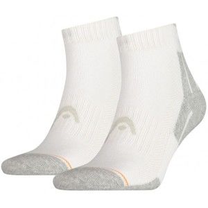 Head PERFORMANCE QUARTER 2PACK Športové ponožky, biela, veľkosť 39 - 42