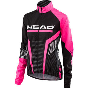 Head LADY ANORAK TEAM Dámska cyklistická bunda, čierna, veľkosť XL