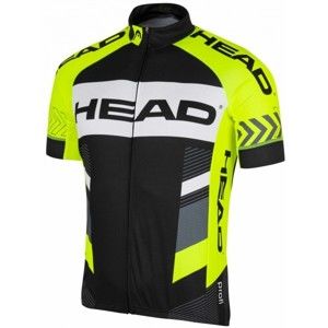 Head MEN JERSEY TEAM Pánsky cyklistický dres, čierna, veľkosť M