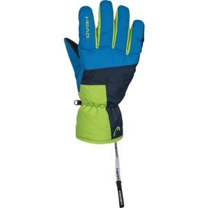 Head VAL zelená 5-7 - Detské lyžiarske rukavice