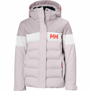 Helly Hansen JR DIAMOND JACKET Dievčenská lyžiarska bunda, ružová, veľkosť 16