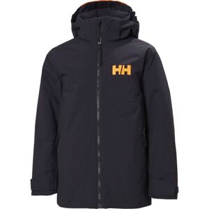 Helly Hansen JR TRAVERSE JACKET Detská lyžiarska bunda, tmavo modrá, veľkosť