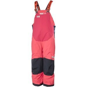 Helly Hansen RIDER 2 INS BIB ružová 8 - Detské lyžiarske nohavice