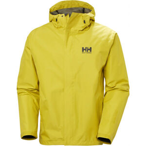 Helly Hansen SEVEN J JACKET Pánska vodoodolná bunda, žltá, veľkosť XL