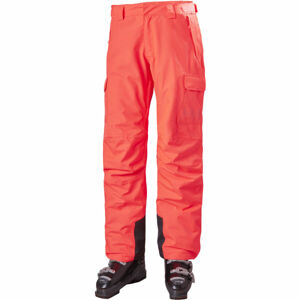 Helly Hansen W SWITCH CARGO INSULATED PANT Dámske lyžiarske nohavice, červená, veľkosť S