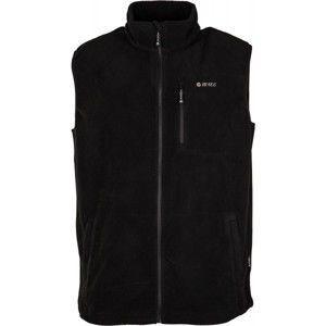 Hi-Tec HANTY FLEECE VEST HANTY FLEECE VEST - Pánska fleecová vesta, čierna, veľkosť M