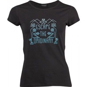 Hi-Tec LADY CLOVER Dámske tričko s dlhým rukávom, čierna,svetlomodrá, veľkosť