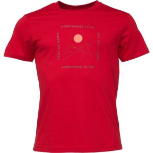 Hi-Tec NOLE Pánske tričko, červená, veľkosť XL