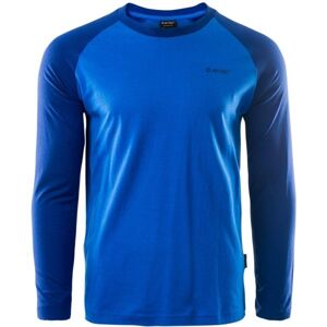 Hi-Tec PURO LS Pánske tričko s dlhým rukávom, modrá, veľkosť M