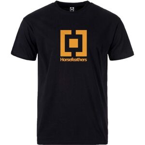 Horsefeathers BASE T-SHIRT Pánske tričko, čierna, veľkosť