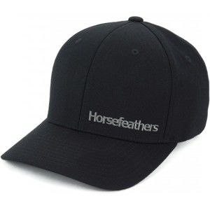 Horsefeathers BECKETT CAP Flexfit šiltovka, čierna, veľkosť UNI