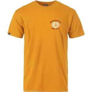 Horsefeathers GRIZZLY T-SHIRT Pánske tričko, žltá, veľkosť XL