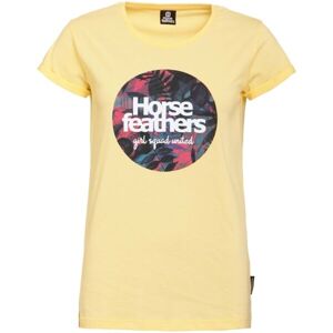 Horsefeathers ODILE TOP Dámske tričko, žltá, veľkosť XS