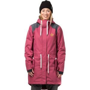 Horsefeathers POPPY JACKET Dámska lyžiarska/snowboardová bunda, ružová, veľkosť XS