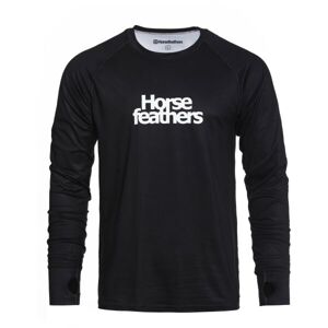 Horsefeathers RILEY TOP Dámske termo tričko, čierna, veľkosť S