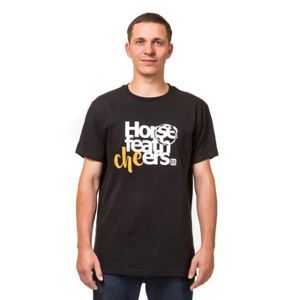 Horsefeathers CHEERS T-SHIRT čierna XL - Pánske tričko