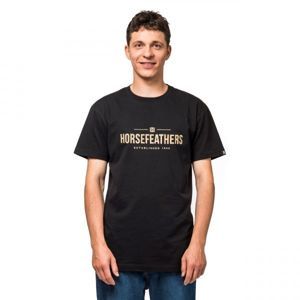 Horsefeathers MELWILL SS T-SHIRT čierna M - Pánske tričko