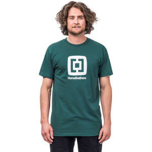 Horsefeathers FAIR T-SHIRT tmavo zelená XL - Pánske tričko